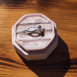Elegant Silver Jesus Fish Ring
